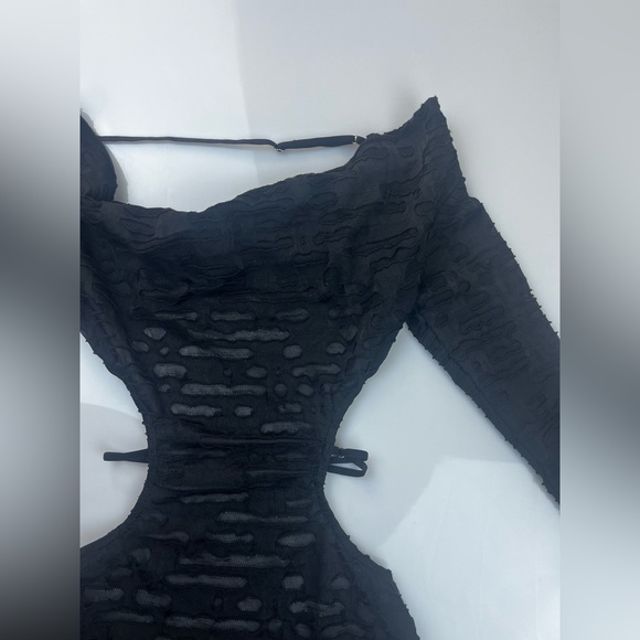 New Pink Cut Out Mini Dress S54-24 - Picture 4 of 8